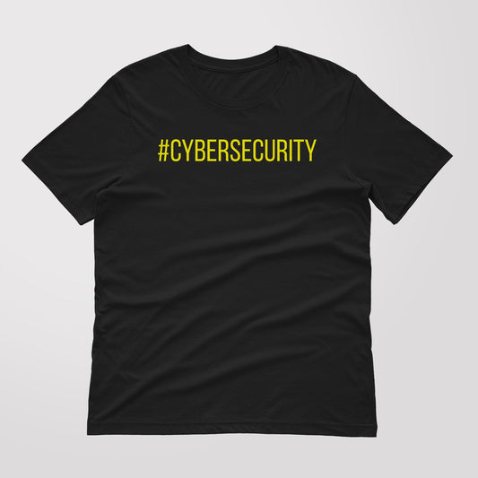 #Cybersecurity Typography T shirt for Ethical Hacker.